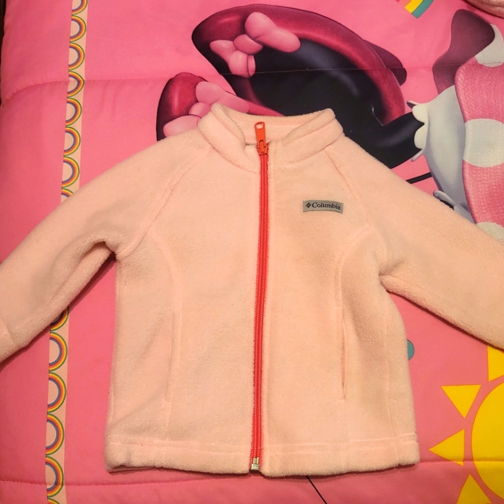 Columbia 6-12 MO pink/red jacket